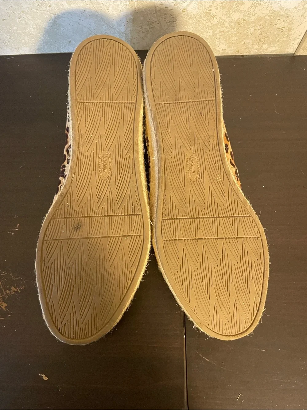 Dr. Scholl's Be Energized Foam Leopard Print Espadrille Slip-On - Tan and Brown